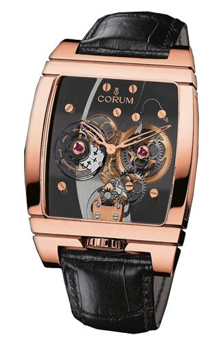 Buy Corum replica 382.870.55/0F01 0000 Golden Bridge Golden Tourbillon Panoramique Grey Sapphire watches